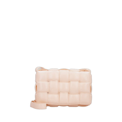 Padded Cassette Crossbody Bag In Blush Melon - Image 4