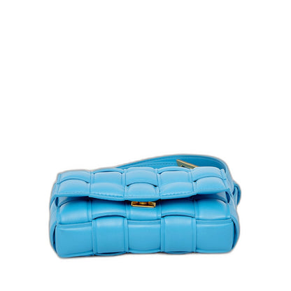 Small Cassette Shoulder Bag In Teal Pool & Gold - Image 5