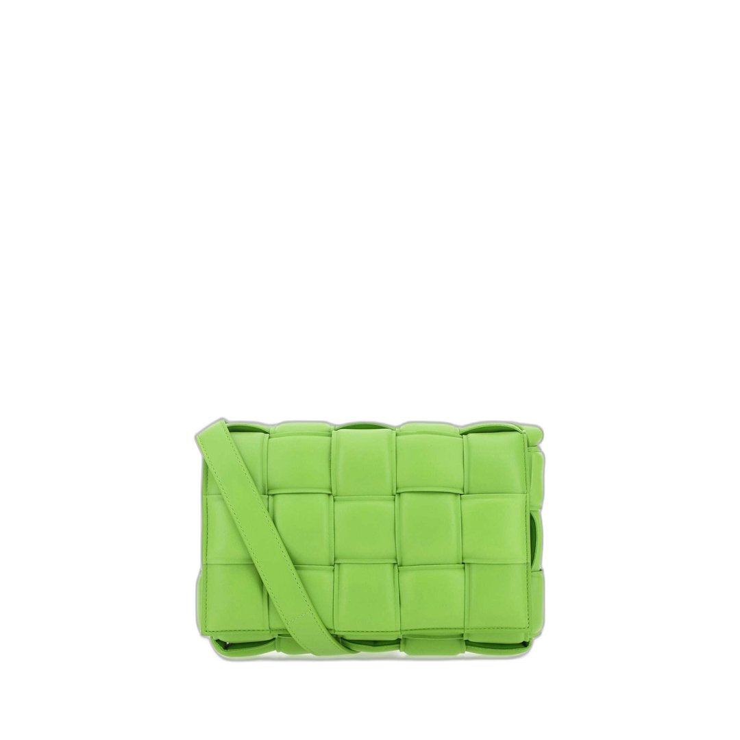 Padded Cassette Crossbody Bag Acid Green - Image 1