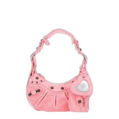 Le Cagole Xs Shoulder Bag in Pink - Image 1