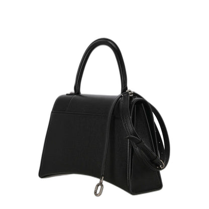 Hourglass Top Handle Bag in Black - Image 5