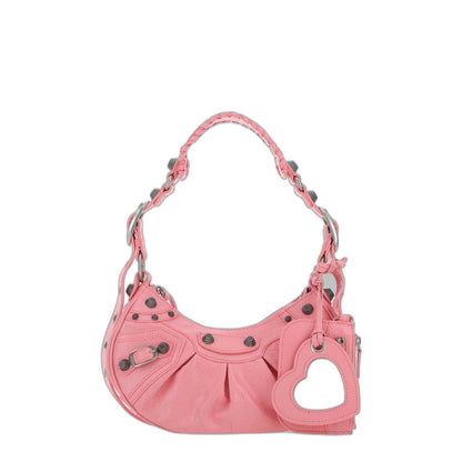 Le Cagole Zipped Xs Shoulder Bag in Pink - Image 1