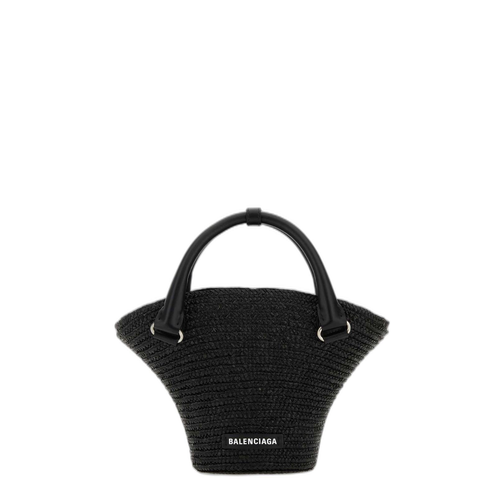 Beach Mini Tote Bag in Black - Image 1