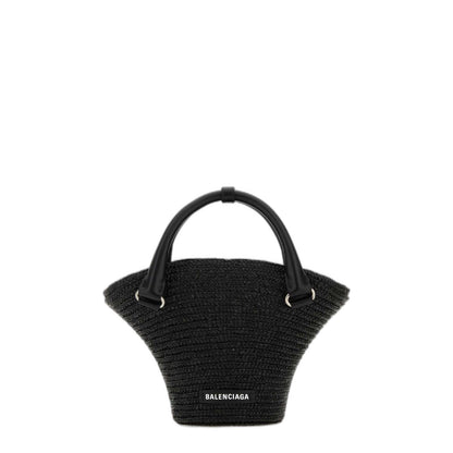 Beach Mini Tote Bag in Black - Image 1