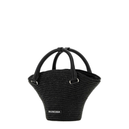 Beach Mini Tote Bag in Black - Image 2