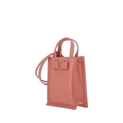 Mini Viva Top Handle Bag In Coral - Image 3