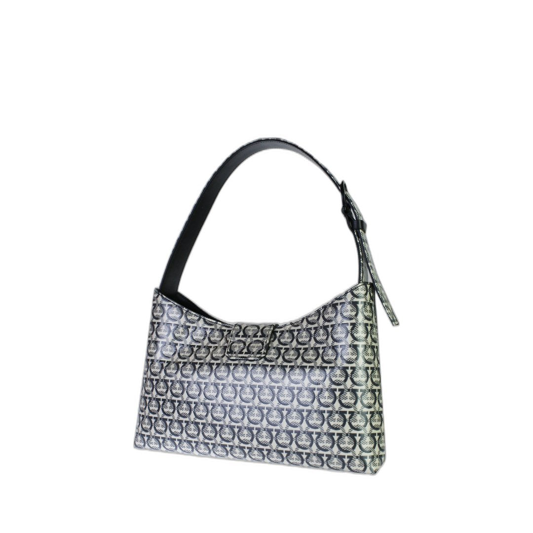 Trifolio Jacquard Shoulder Bag - Image 4