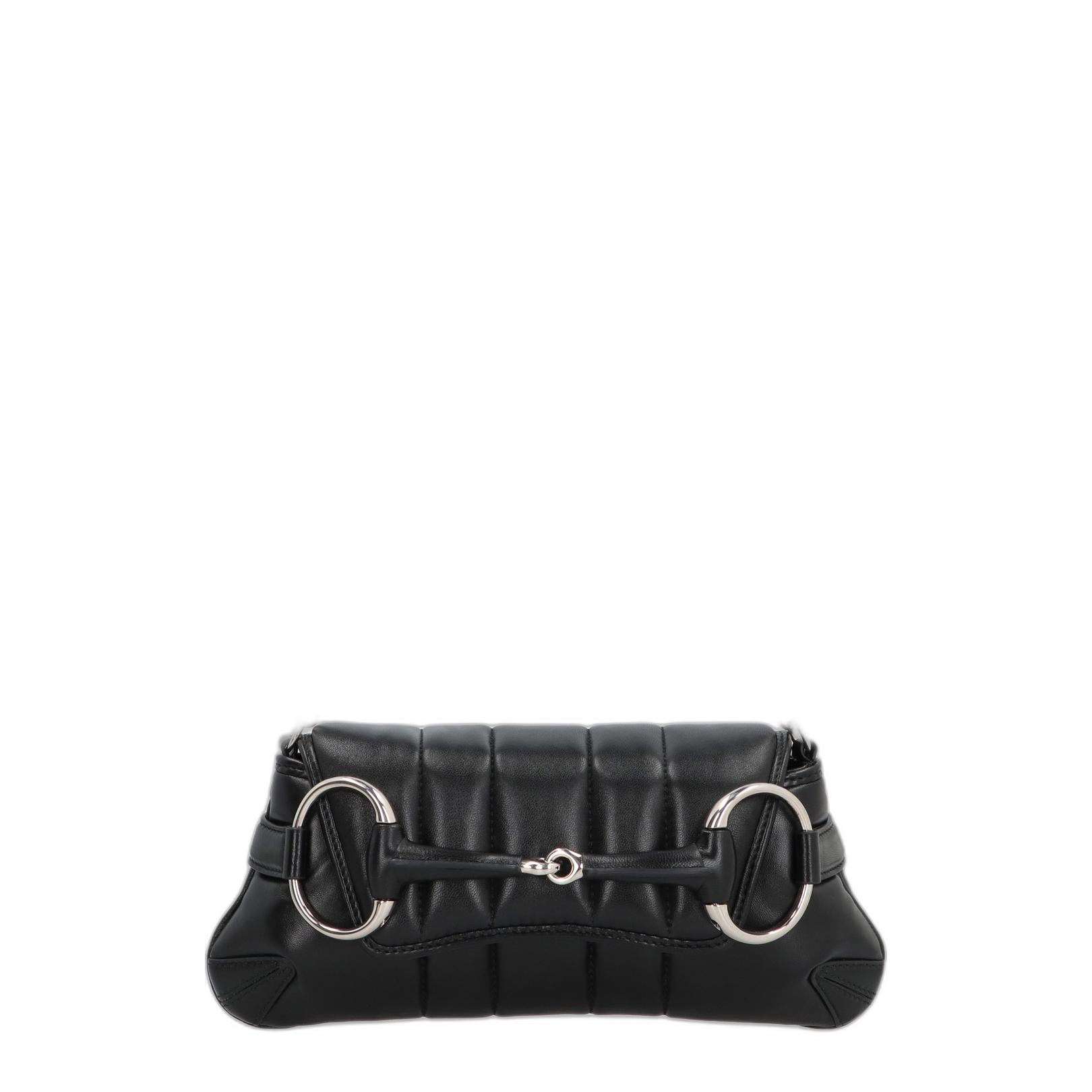 Horsebit Chain Shoulder Bag - Image 1