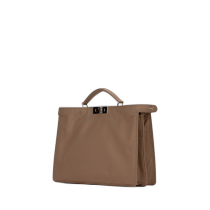 Handbags Peekaboo Recycled Nylon Nutmeg - Image 2