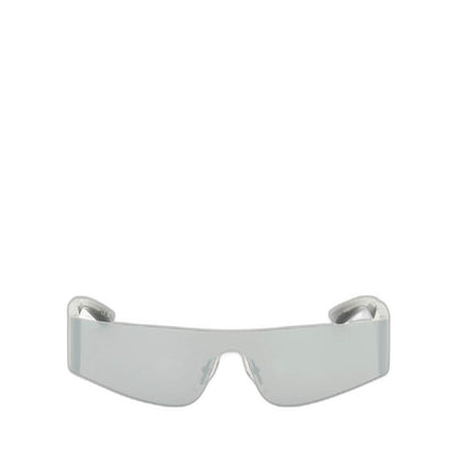Mono Rectangle Sunglasses In Silver - Image 1