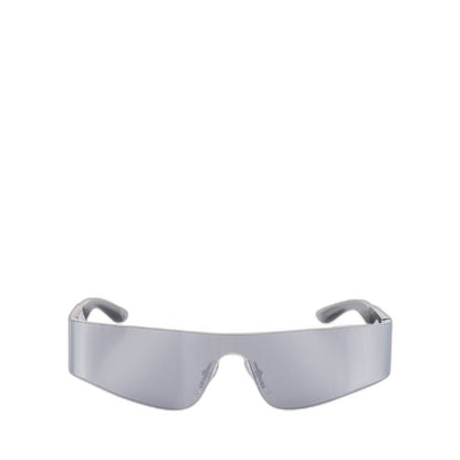 Mono Rectangle Sunglasses In Silver - Image 4