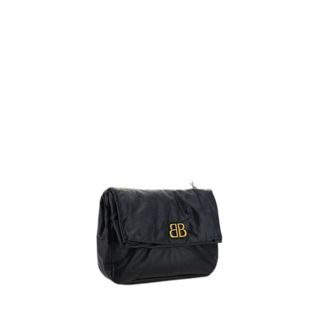 Monaco Medium Chain Bag In Black - Image 3