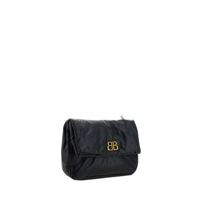 Monaco Medium Chain Bag In Black - Image 3
