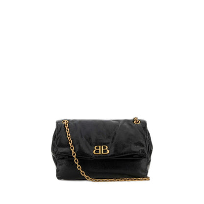 Monaco Medium Chain Bag In Black - Image 1