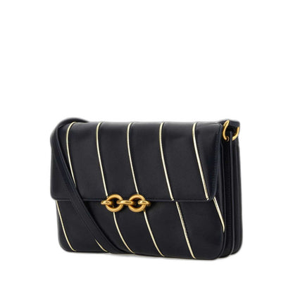 Le Maillon Satchel Bag In Navy Deep Marine - Image 2