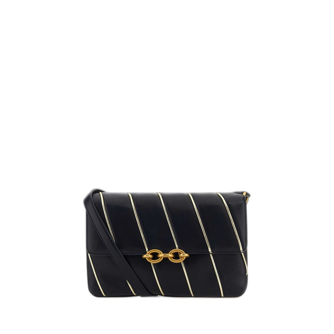 Le Maillon Satchel Bag In Navy Deep Marine - Image 1