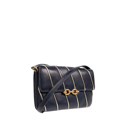 Le Maillon Satchel Bag In Navy Deep Marine - Image 5