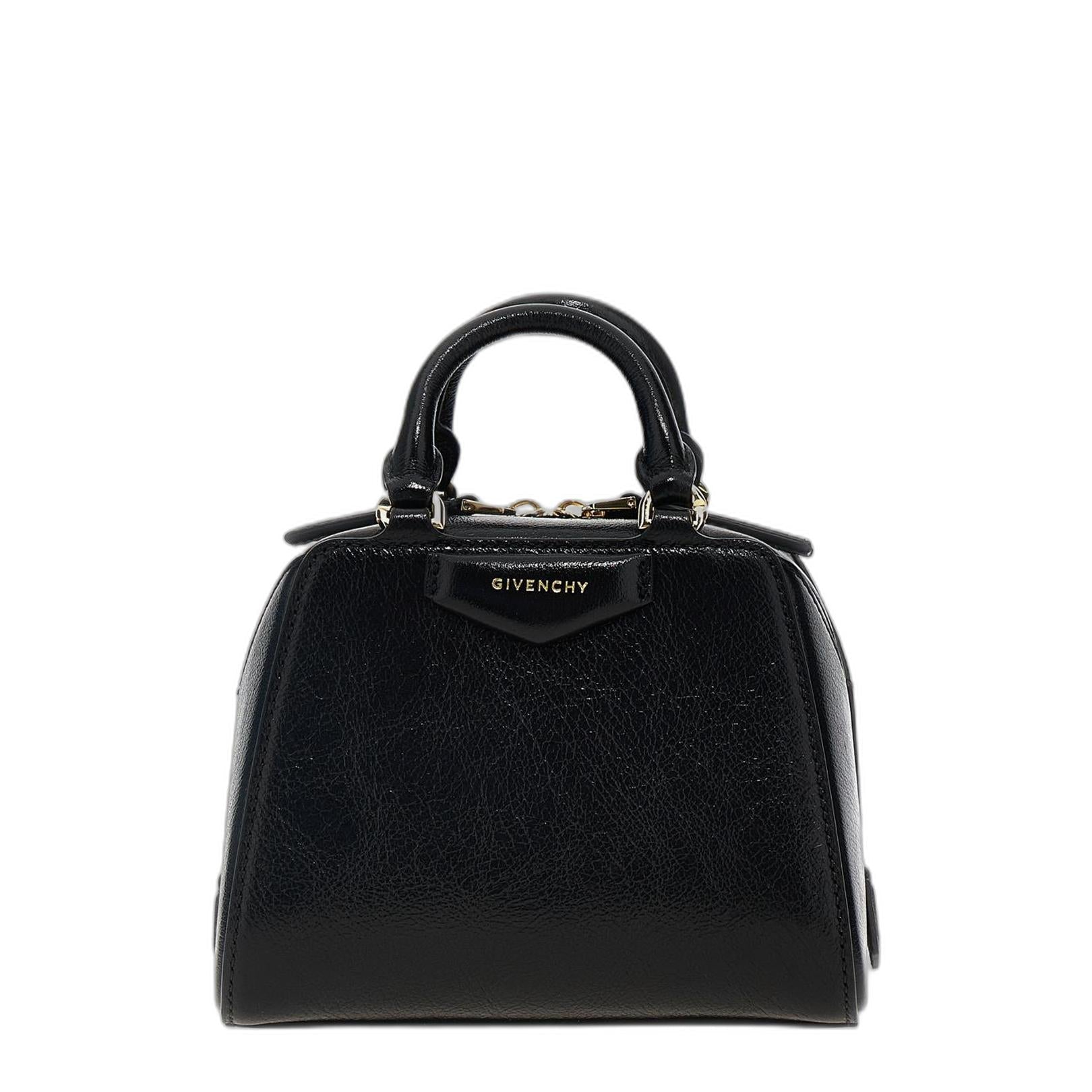 Antigona Nano Cube Bag In Patent Leather - Image 1
