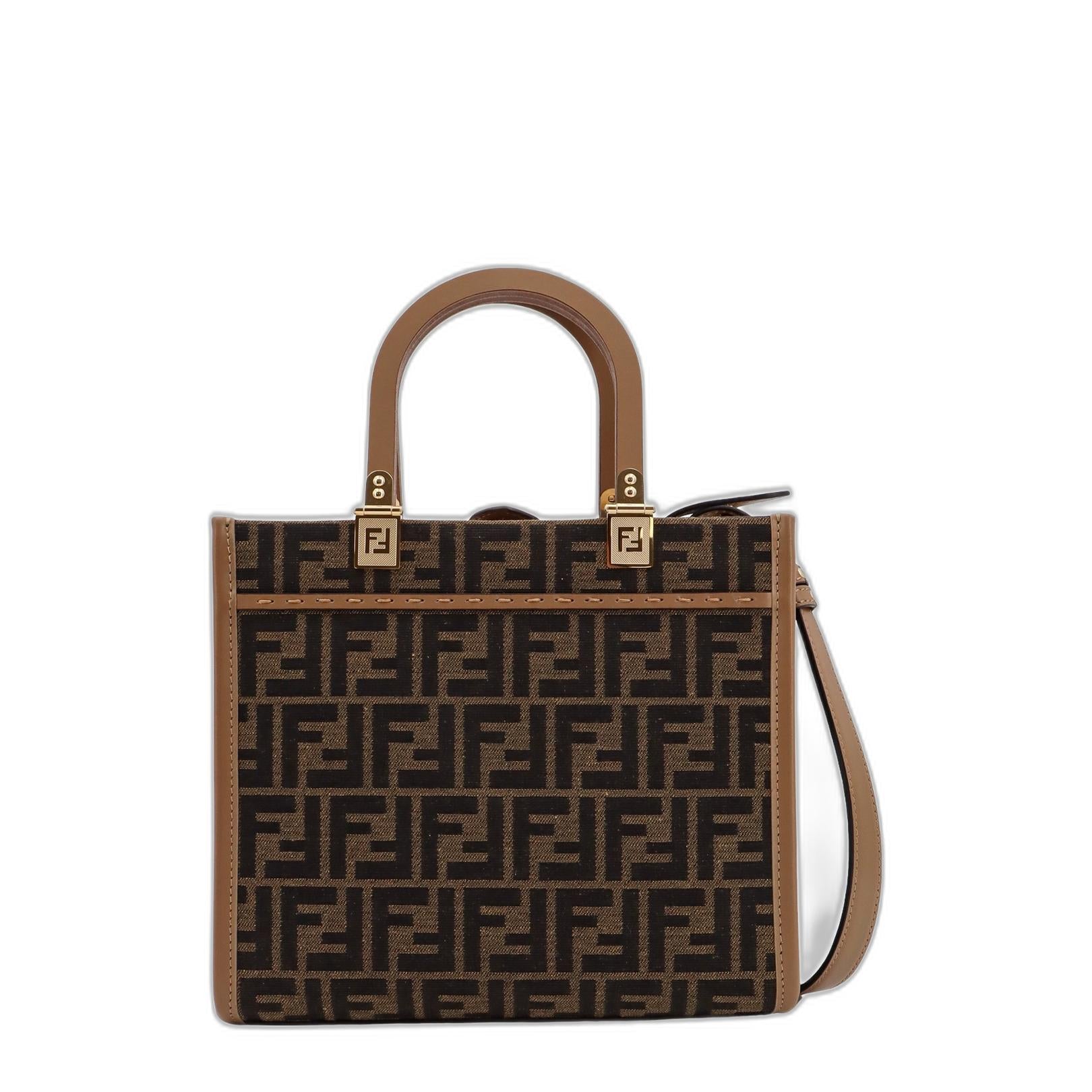 Sunshine Small in Brown Ff Jacquard - Image 3