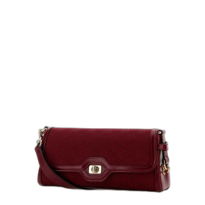 Monogrammed Shoulder Bag in Rosso Ancora - Image 2