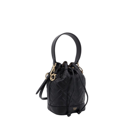 Mon Tresor Logo Embossed Bucket Bag - Image 3