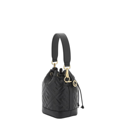 Mon Tresor Logo Embossed Bucket Bag - Image 5