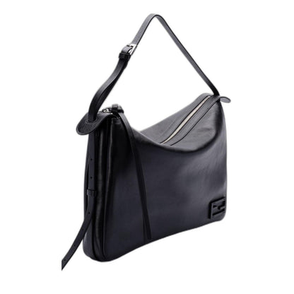 Simply Large
Black Calfskin Shoulder Bag - Image 3