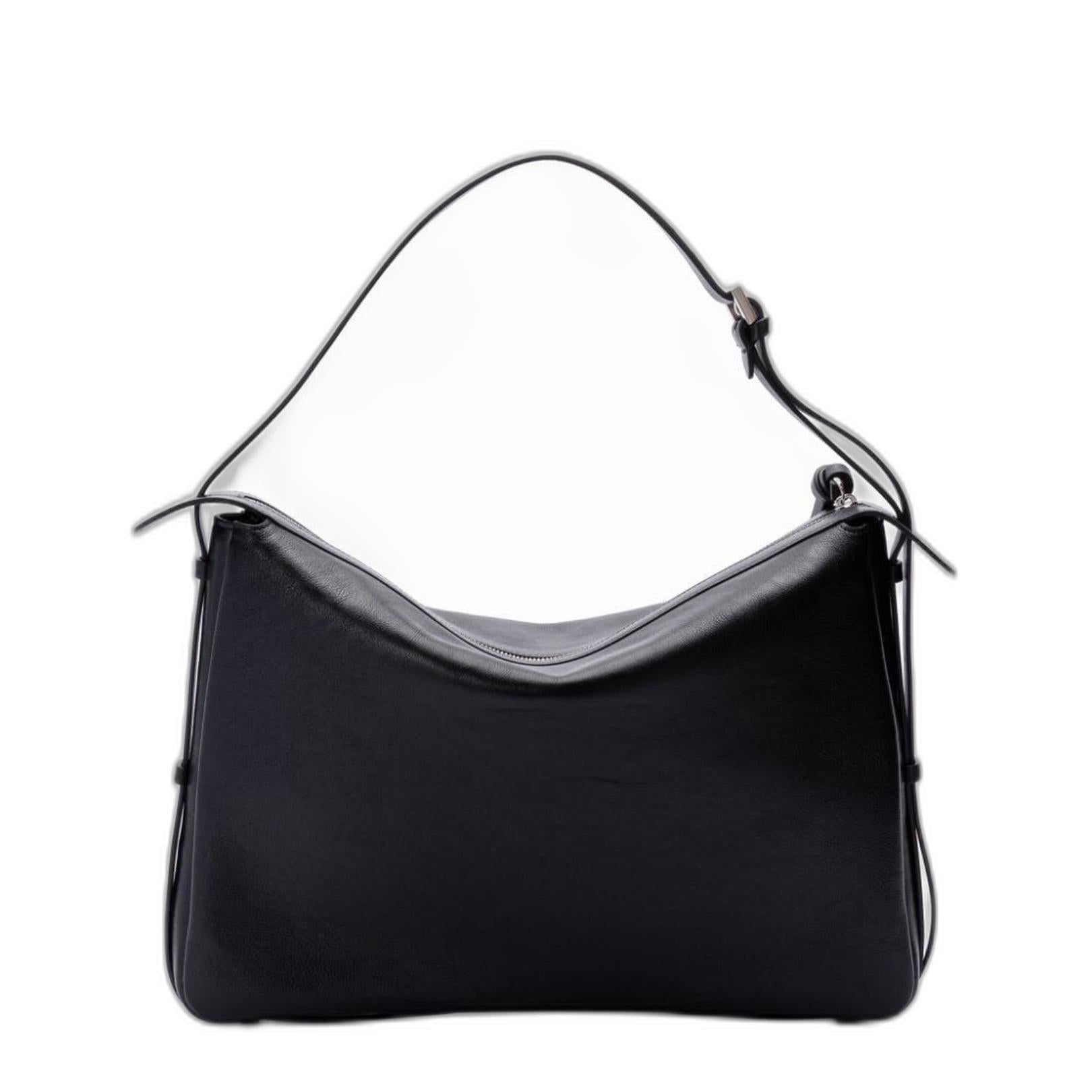 Simply Large
Black Calfskin Shoulder Bag - Image 4