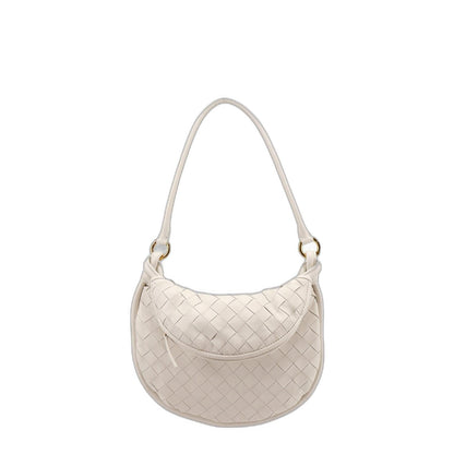 Small Gemelli Shoulder Bag in White - Image 1