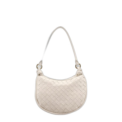 Small Gemelli Shoulder Bag in White - Image 2