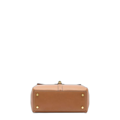 16 Small 2way Handbag in Tan Calfskin - Image 3
