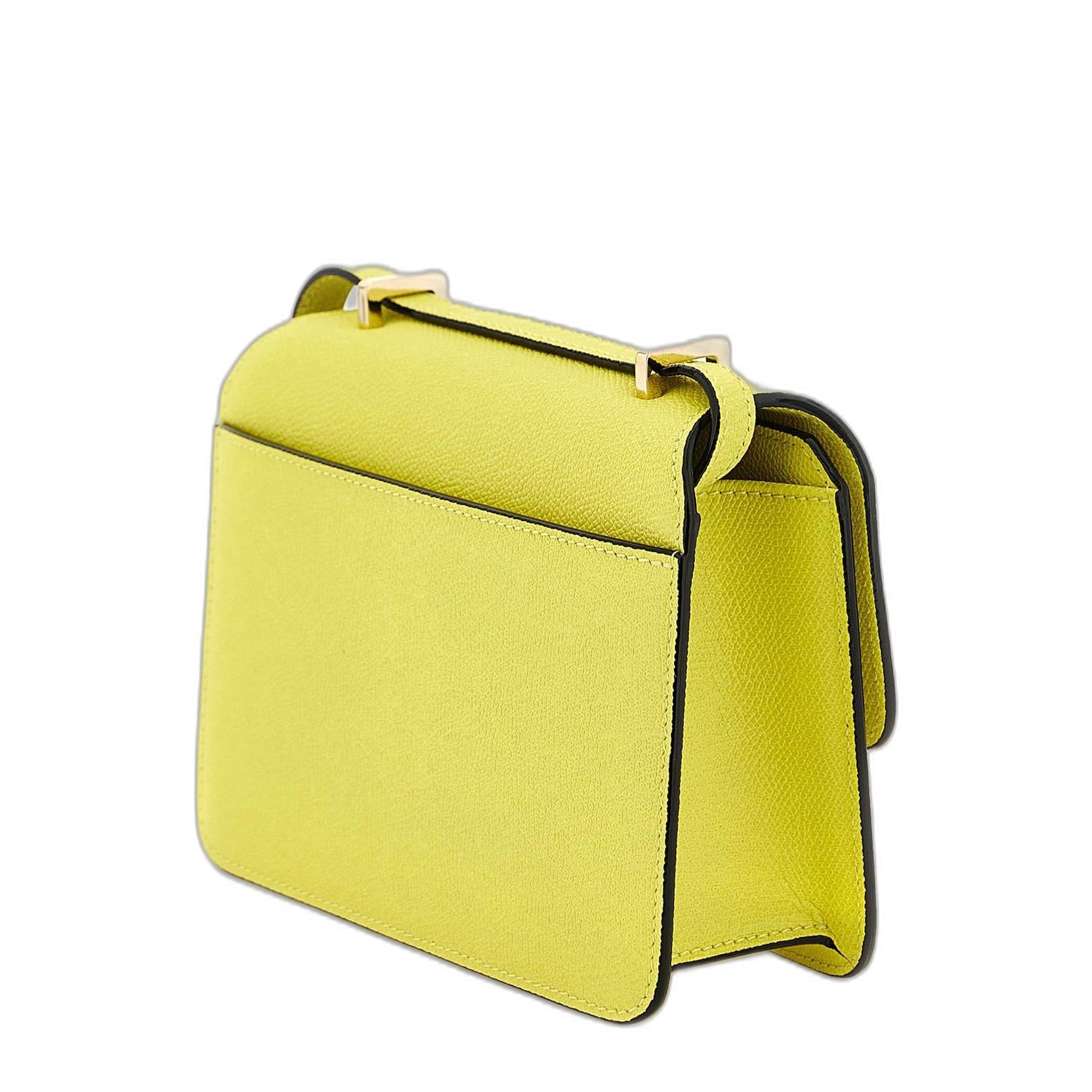 Nolo Mini Crossbody Bag in Citrine Yellow - Image 2