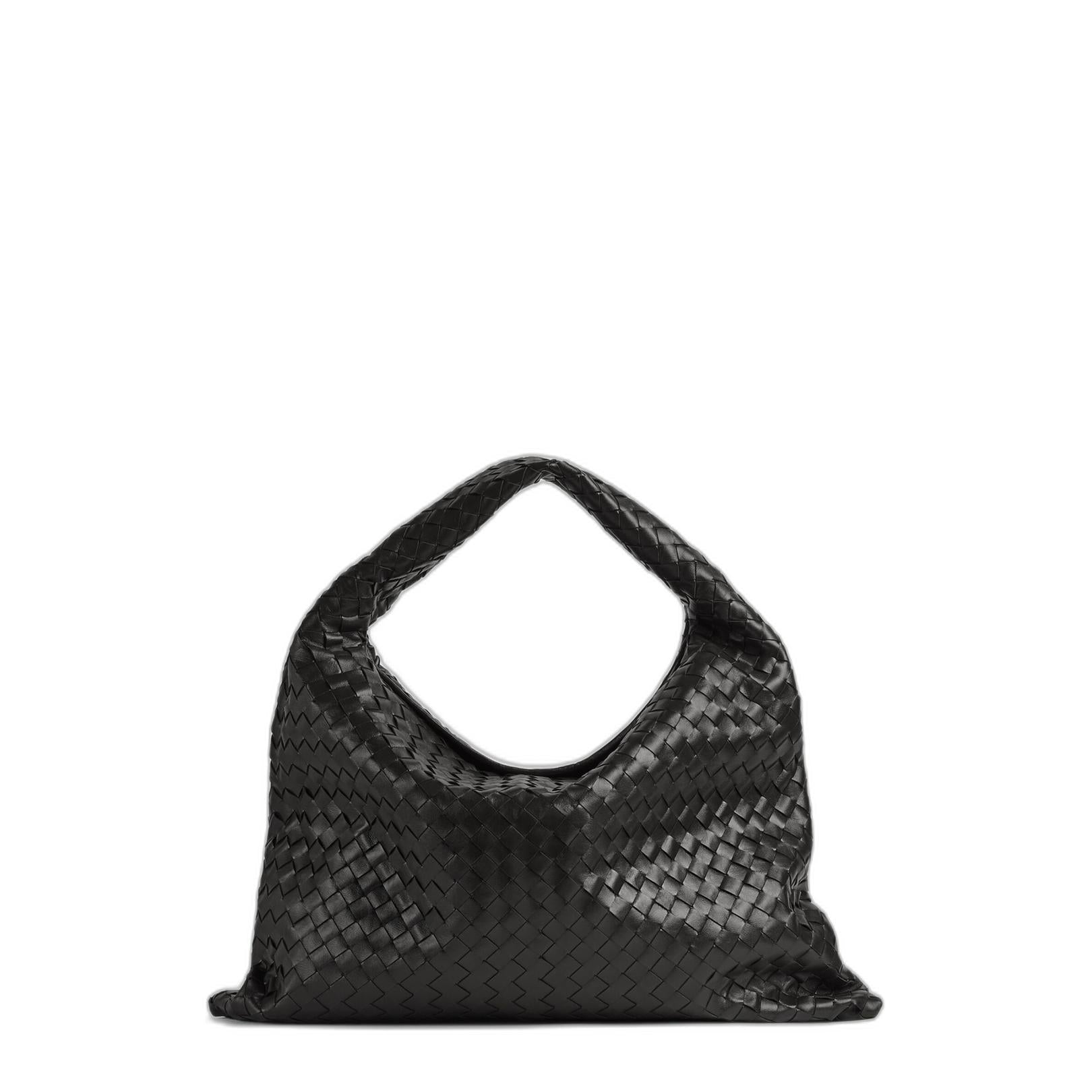 Large Hop Shoulder Bag in Black - Image 1