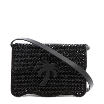 Palm Angels Embellished Suede Palm Beach Crossbody Bag - Image 2