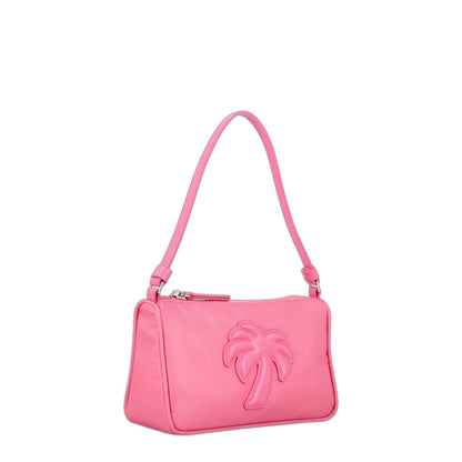 Big Palm Nylon Pouch Bag - Pink - Image 4