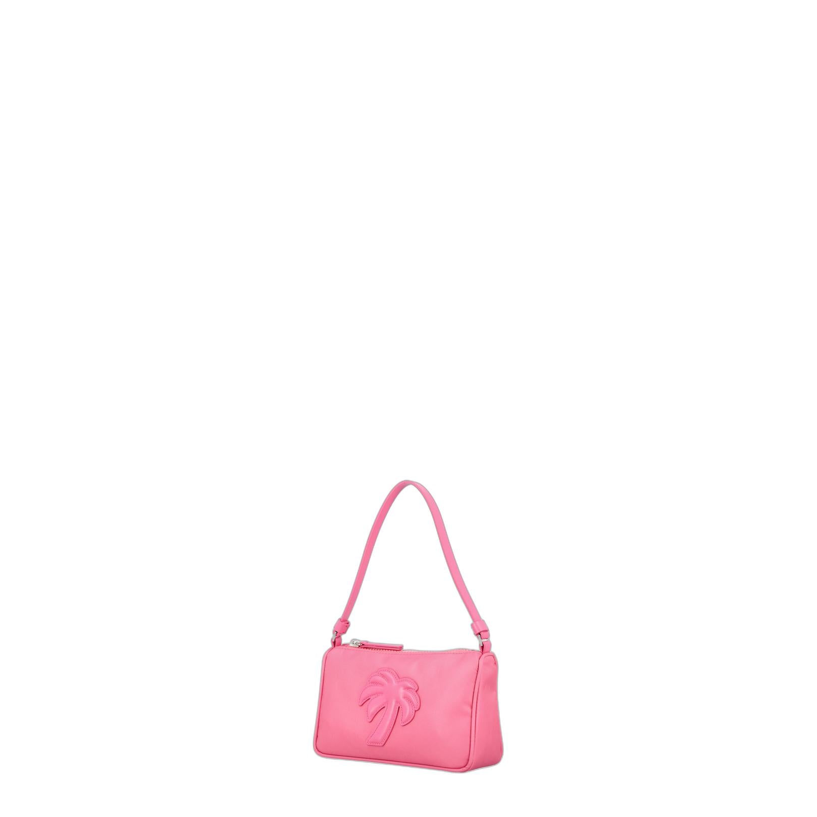 Big Palm Nylon Pouch Bag - Pink - Image 12