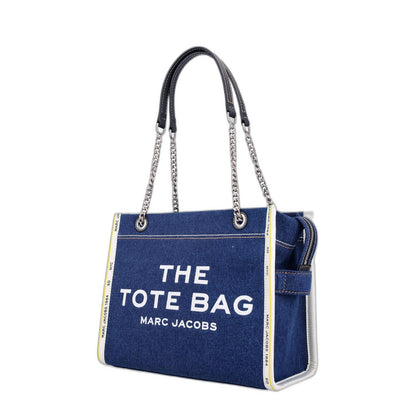 The Denim Chain Medium Tote Bag - Image 3