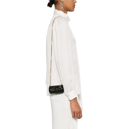 Sade Tube Micro Lambskin Shoulder Bags - Black
